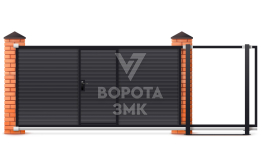 Откатные ворота 9 метров 9000×2900 ЗМК-8179