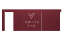 Противопожарные откатные ворота 2500×4500 ЗМК-4694