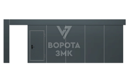 Ворота сдвижные противопожарные 4500×5000 ЗМК-4685