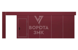 Откатные пожарные ворота 2000×4500 ЗМК-4693