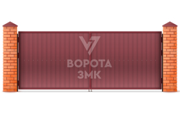 Ворота оцинкованные 2750×1750 ЗМК-5433