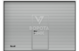 Гаражные ворота секционные с калиткой 2250×2750 ЗМК-3060