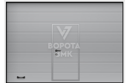 Подъемно-секционные ворота 2750×2250 с дверью ЗМК-3045