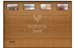 Ворота секционные Алютех 2750×2250 гаражные ЗМК-2880