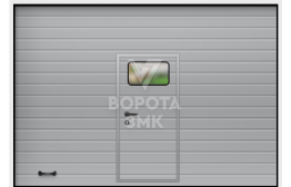 Подъемные гаражные ворота с дверью 2750×2125 ЗМК-3425